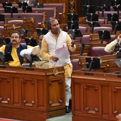 Kunwar Brijesh Singh at UP Vidhan Sabha